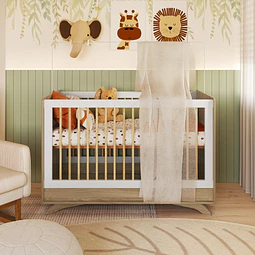 Cuna Blanca Miel 3 Funciones Affet 