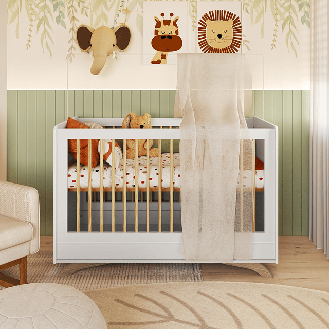 Cuna Blanca 3 Funciones Affet 