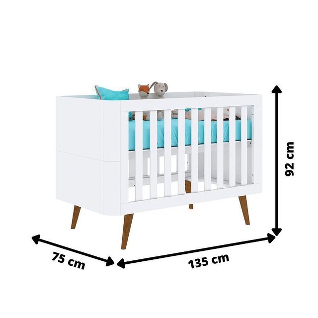 Cuna Blanca Agatha 3 Funciones