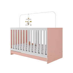 Cuna New 3 Funciones Rosado 
