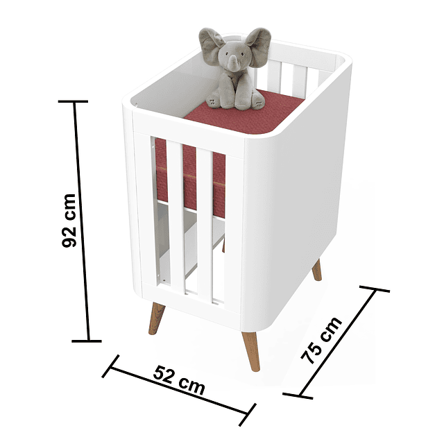 Cuna Blanca Agatha 3 Funciones