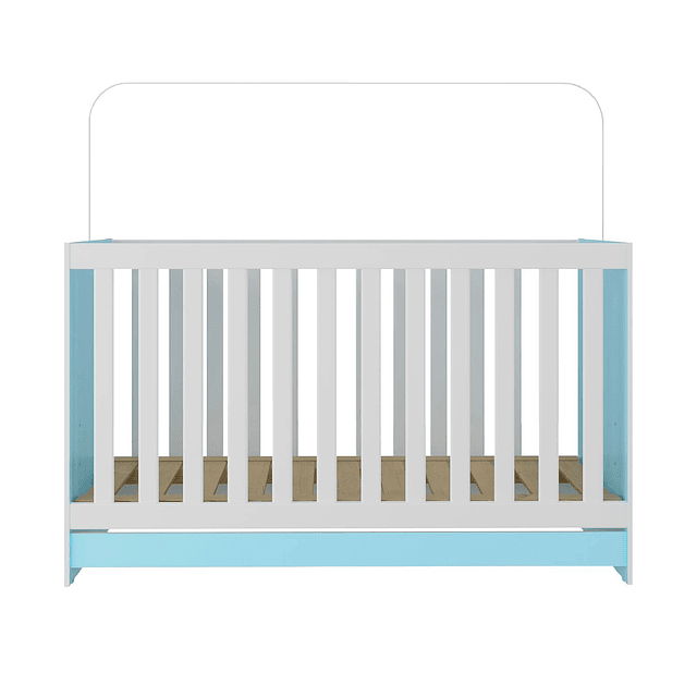 Cuna New 3 Funciones Celeste 