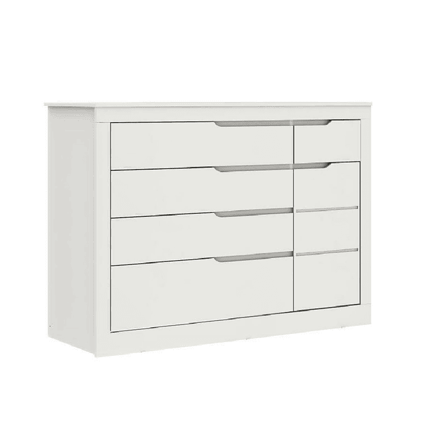 Comoda Cleo Blanca 5 Cajones