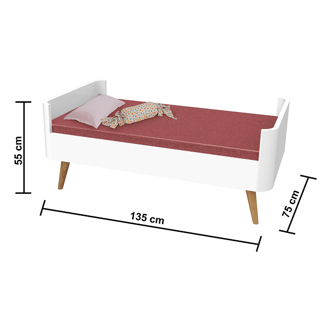 Cuna Blanca Agatha 3 Funciones