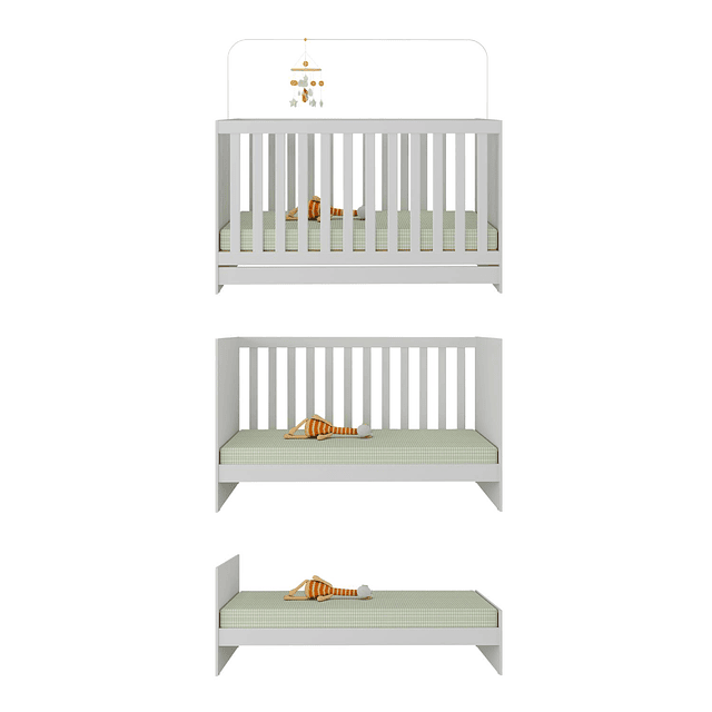 Cuna New 3 Funciones Blanca 