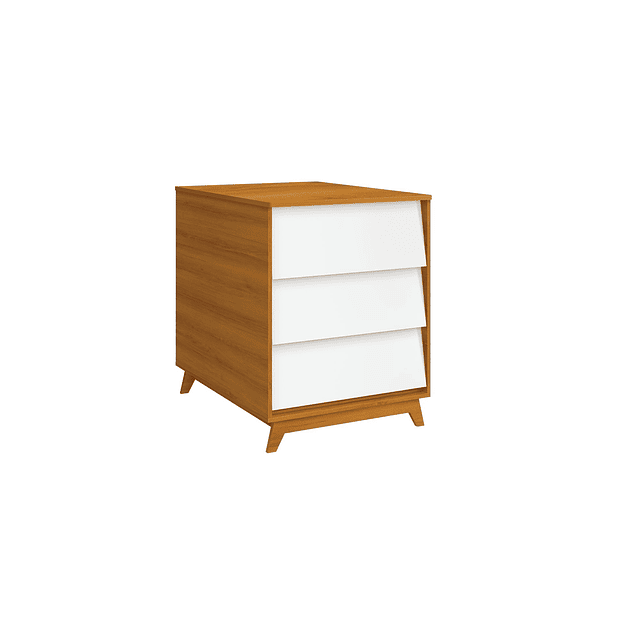 Cuna 3 en 1 Noah blanco Caramelo 