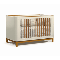 Cuna Flow 3 Funciones Beige Eco Wood