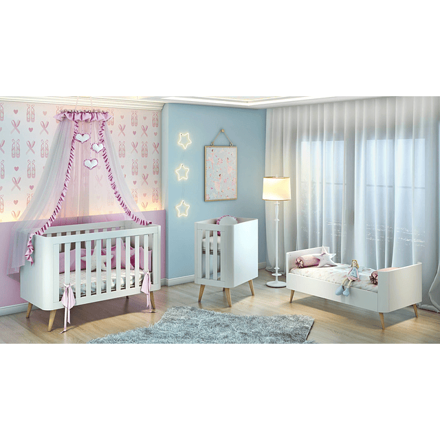 Cuna Blanca Agatha 3 Funciones