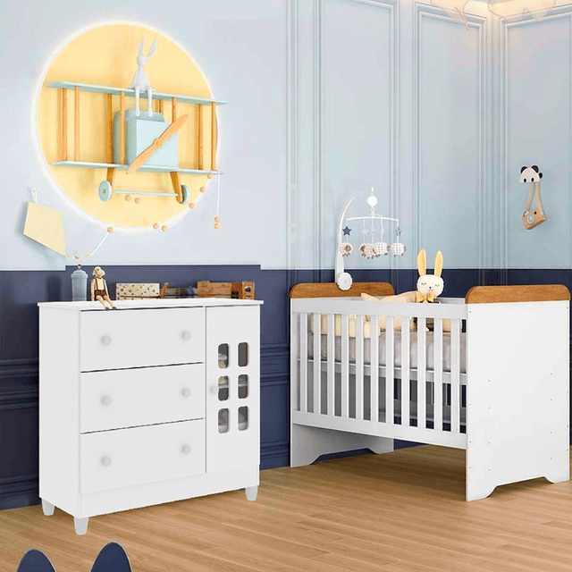 Comoda Con Puerta Blanco Maria