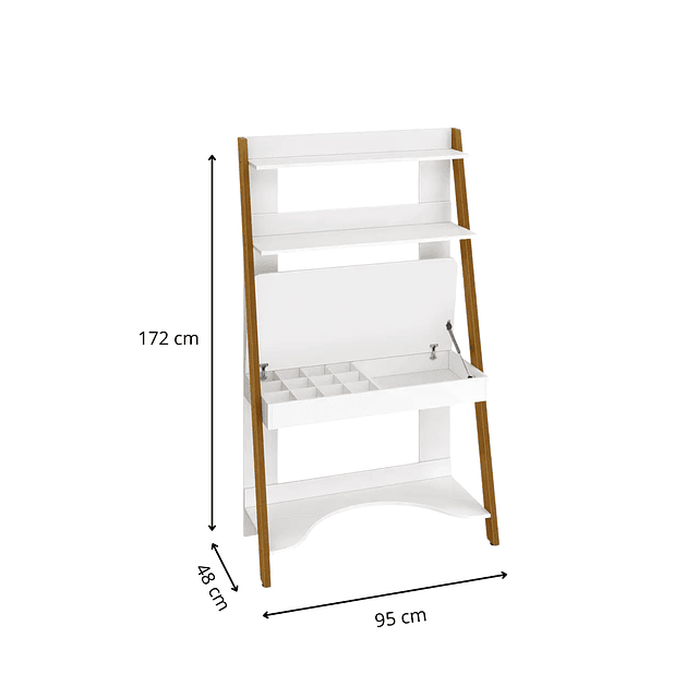 Estante Simba Blanco Mate
