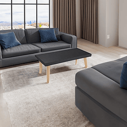 VENTA DE BODEGA - Mesa rectan Nordic 900 NEGRO