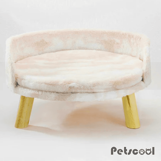 Cama Premiun Beige Para Mascotas