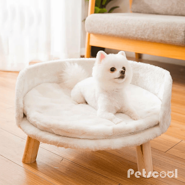 Cama Premiun Beige Para Mascotas