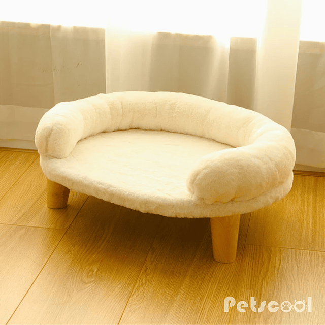 Cama Sofa Blanca Para Mascotas - Preventa 16 de Marzo