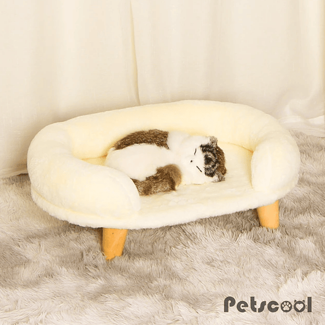 Cama Sofa Blanca Para Mascotas - Preventa 16 de Marzo