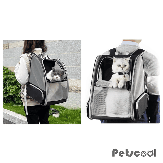 Mochila Transporte Mascota Black