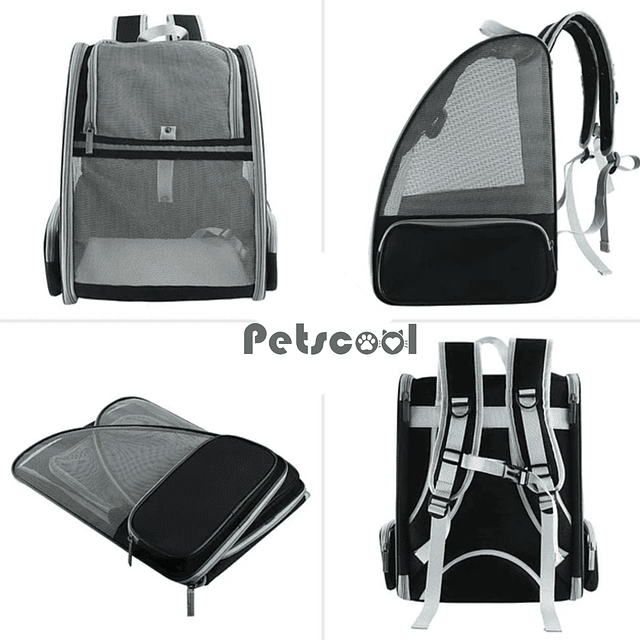 Mochila Transporte Mascota Black