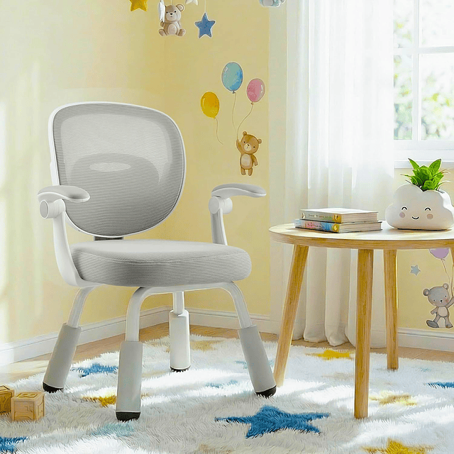 Silla Escritorio Ergonomica Infantil Gris - Preventa 16 de Marzo