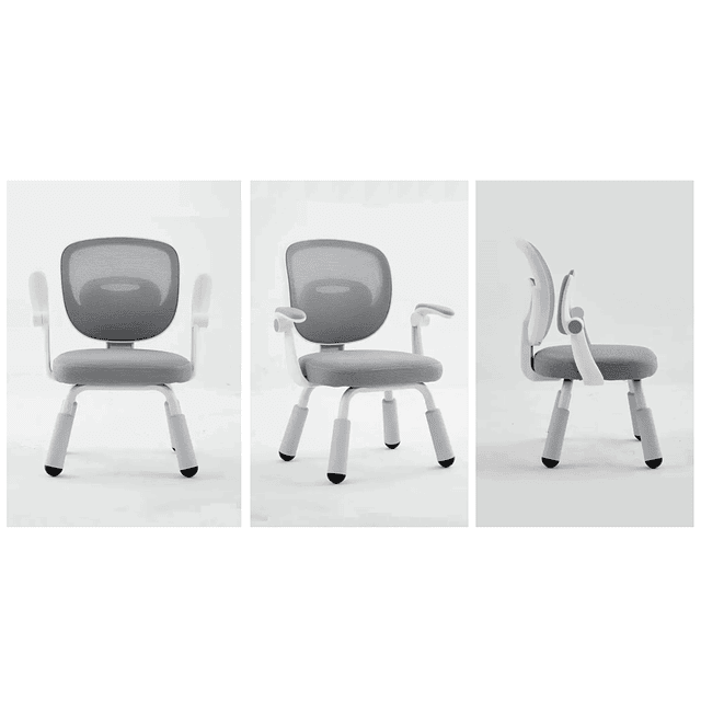 Silla Escritorio Ergonomica Infantil Gris - Preventa 16 de Marzo