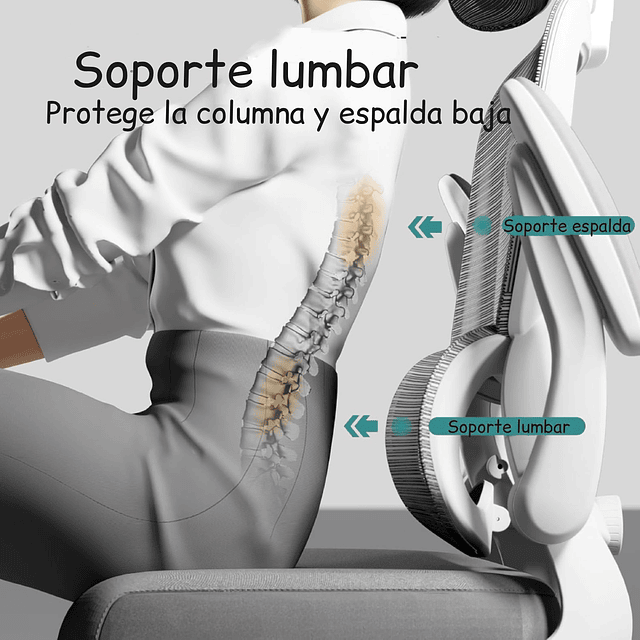 Silla De Escritorio Ergonómica Gris - Preventa 16 de Marzo