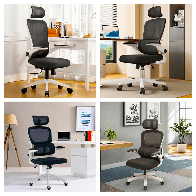 Silla De Escritorio Ergonómica Negro - Preventa 16 de Marzo