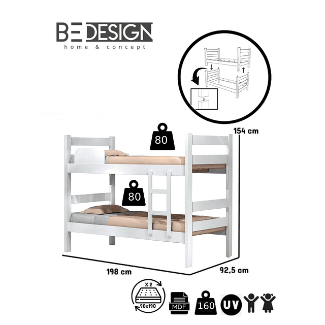 Camarote 1 Plaza Prisma Blanco 