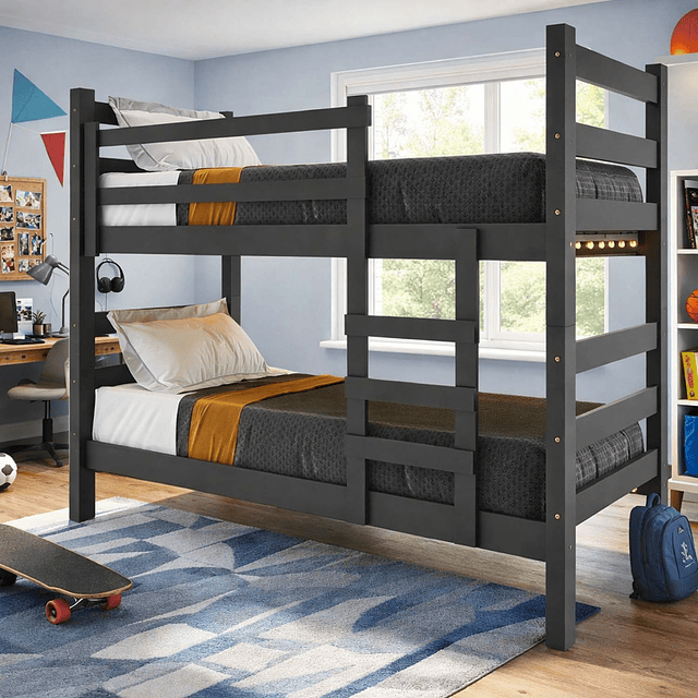 Camarote Essenciale Cr Negro C/Escalera