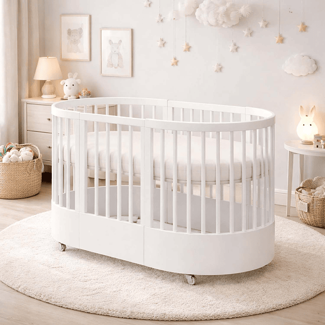 Cuna Progresiva Sognare Blanca - Preventa 15 de Marzo