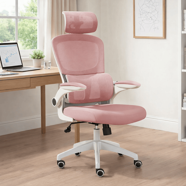 Silla De Escritorio Ergonómica Rosado Be Design - Preventa 16 de Marzo