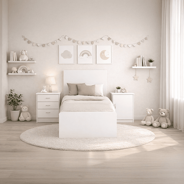 Cuna multi etapas Kippi Blanca