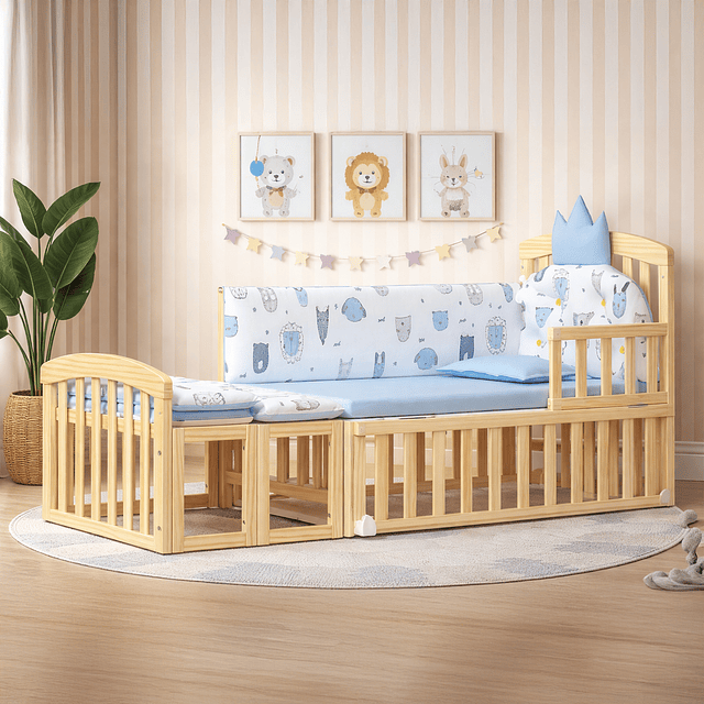 Cuna Evolutiva Madera 5 en 1
