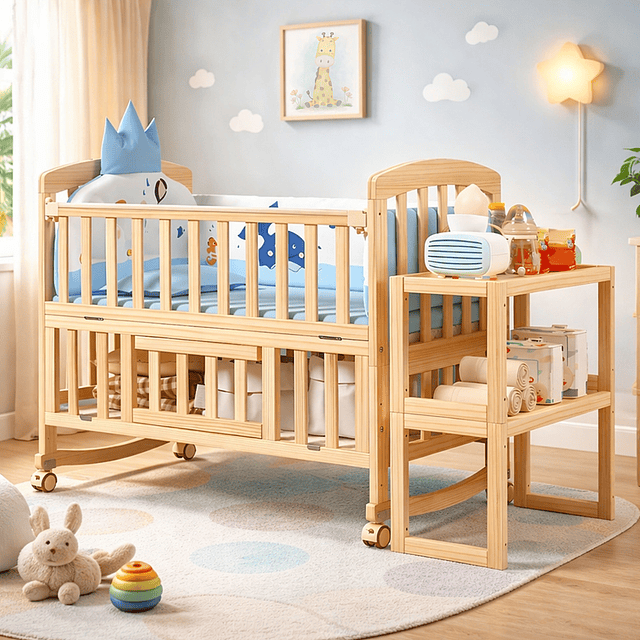 Cuna Evolutiva Madera 5 en 1