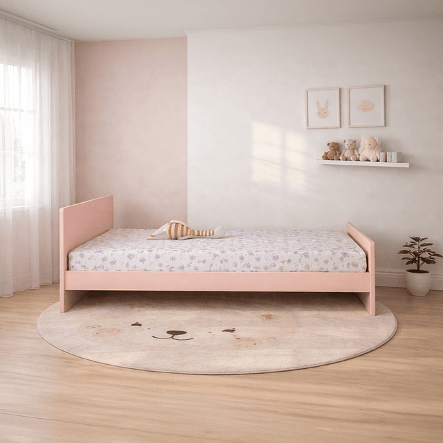 Cuna New 3 Funciones Rosado 