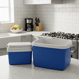 Set cooler Camp 2 piezas azul 12L Y 5L