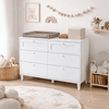 Comoda 6 Cajones Blanca