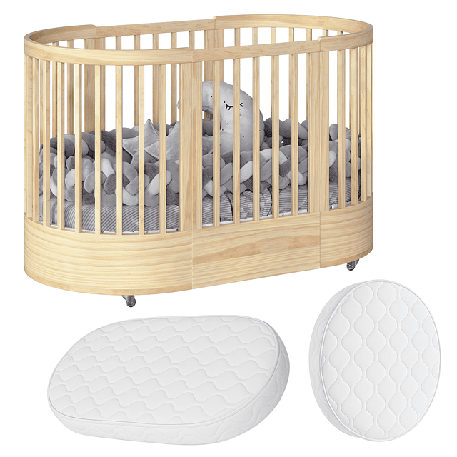 Cuna Progresiva Sognare Madera - Preventa 20 de Marzo