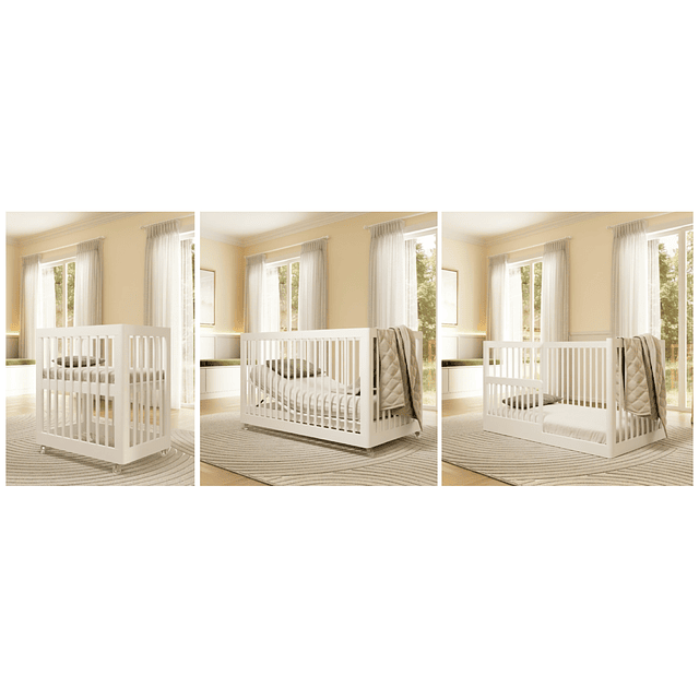 Cuna Antirreflujo 3 en 1 Lion Blanca Kidscool - Preventa 16 de Abril