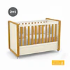 Cuna Tutto 2 Funciones Beige Caramelo