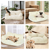 Cama Sofá Relajante Mascotas PetsCool L Beige-Lavable y Ortopédica