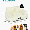 Cama Sofá Relajante Mascotas PetsCool XL Beige Lavable y Ortopédica