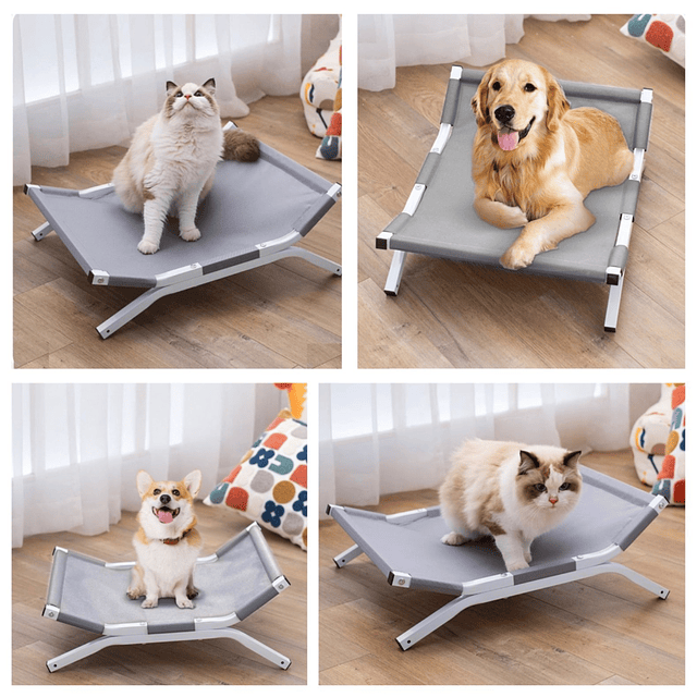 Cama Elevada PetsCool para Perros y Gatos / Oxford 600D Impermeable