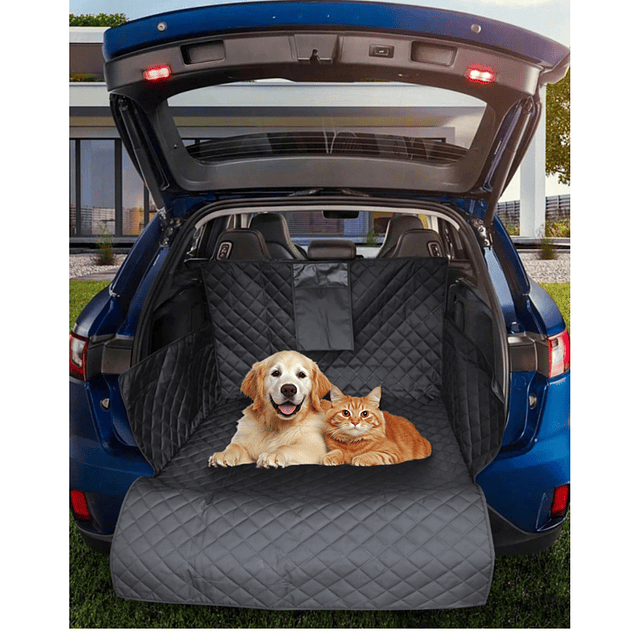 Funda Protectora Universal Auto/SUV/Camioneta Petscool Impermeable Negro