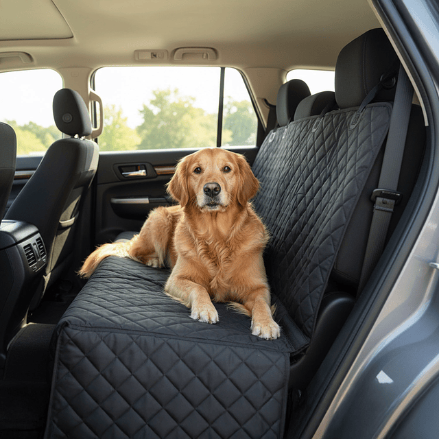 Funda Cubre Asiento Auto/SUV/Camioneta PetsCool Impermeable Negro
