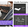 Silla de Auto para Perro PetsCool negra- S- M Impermeable