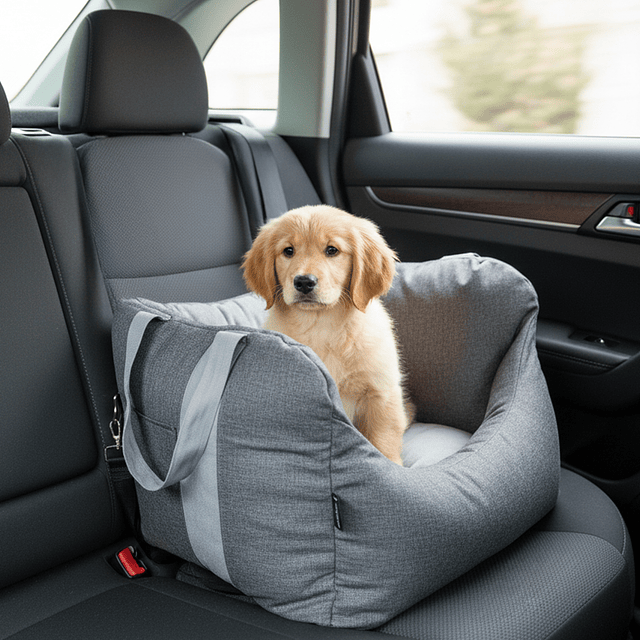 Bolso Porta Mascota 3 en 1 PetsCool Gris - Silla Auto y Cama