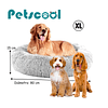 Cama Nido Relajante para Mascotas XL PetsCool Gris 80 cm Antiansiedad