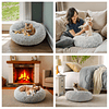 Cama Nido Relajante para Mascotas S PetsCool Gris 50 cm Antiansiedad