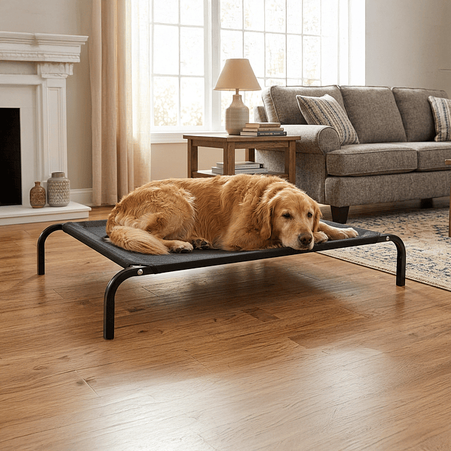 Cama Elevada Perros Grandes PetsCool Talla L Soporta 40kg