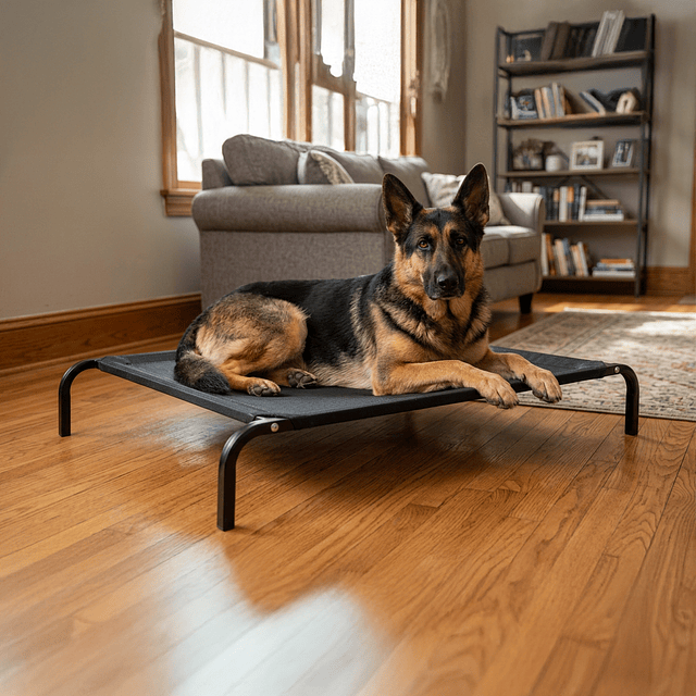 Cama Elevada Perros Grandes PetsCool Talla L Soporta 40kg