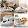 Cama Nido Relajante para Mascotas XL PetsCool Gris 80 cm Antiansiedad